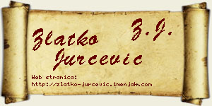 Zlatko Jurčević vizit kartica